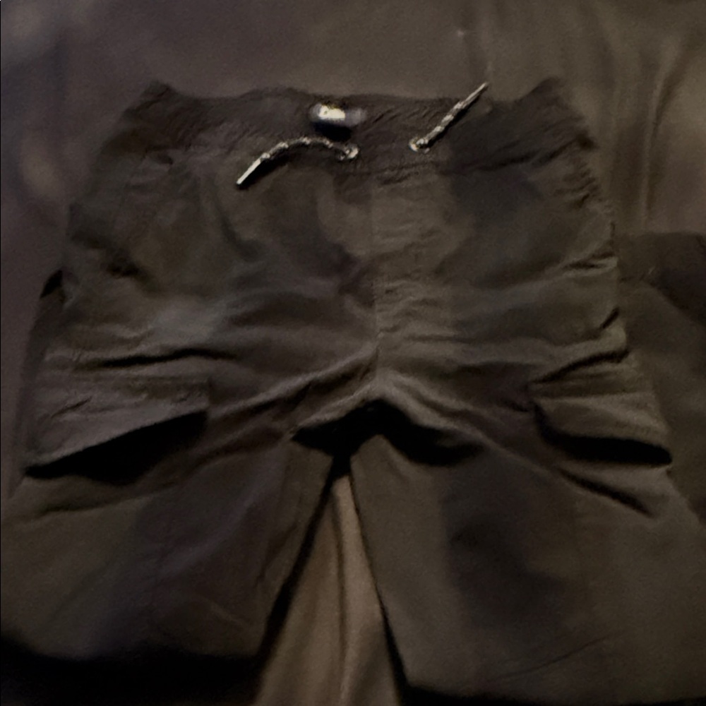 Public Black Cargo drawstring pants